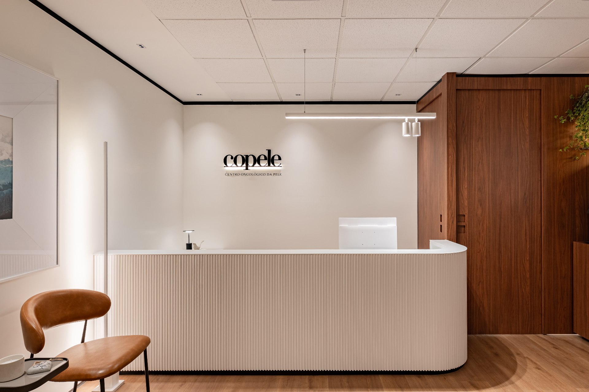 Recepção da clínica COPELE em Lajeado